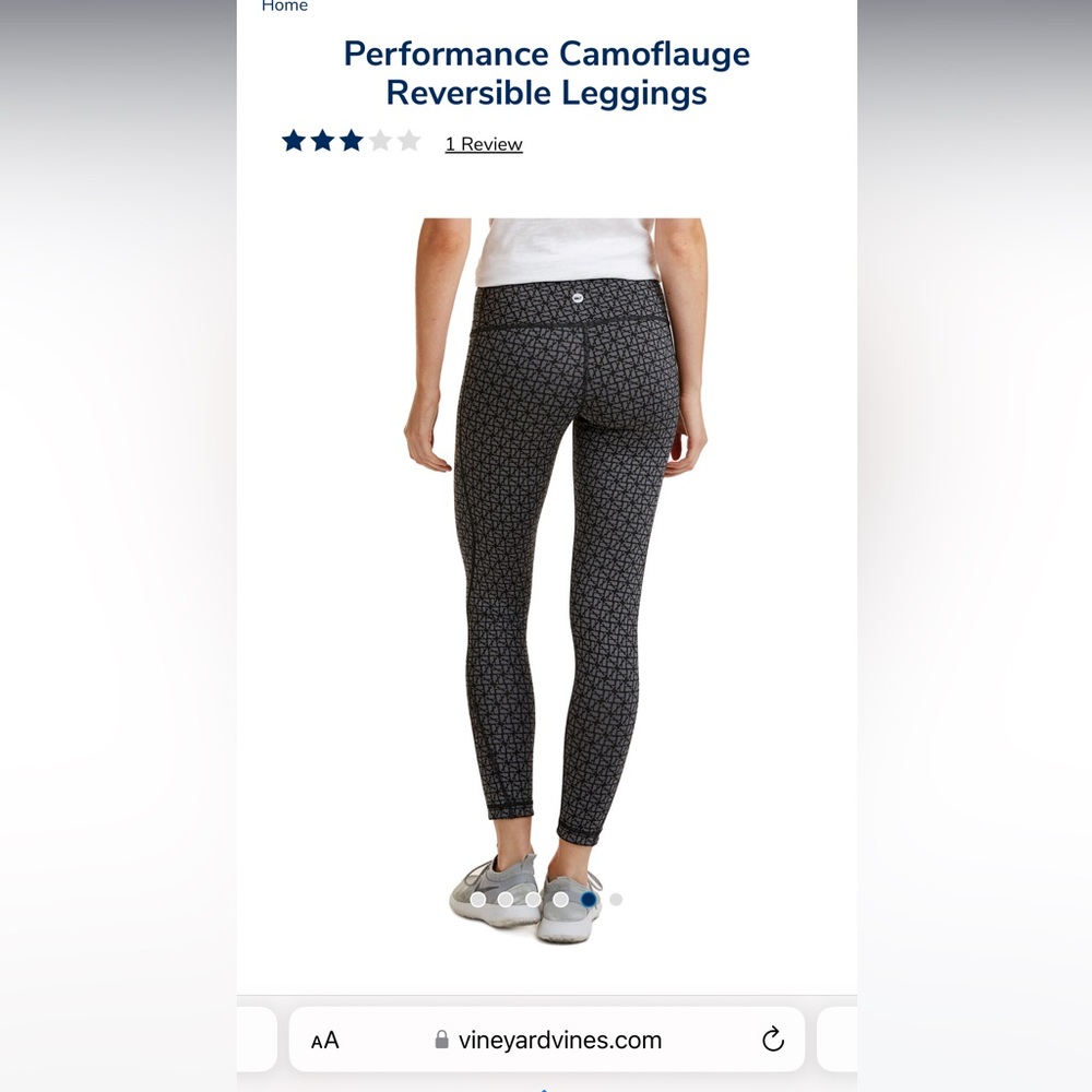 Vineyard Vines Performance Reversible Leggings